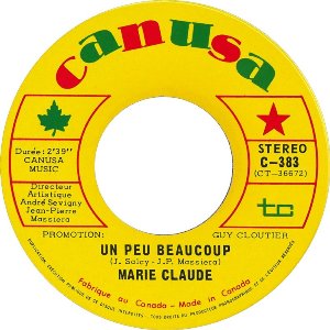 Marie Claude -- Un Peu Beaucoup / La Lecon D'anglais - 7